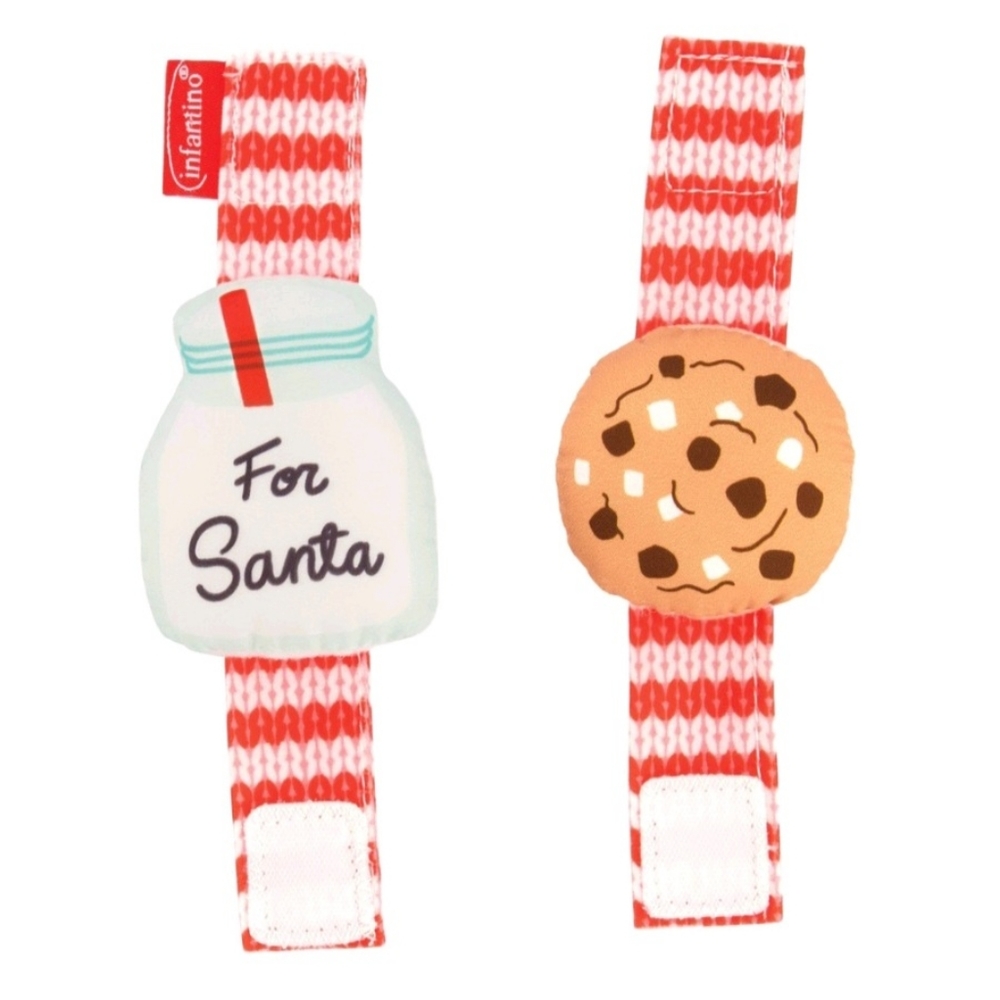 Baby Christmas Wrist Rattles